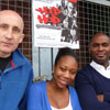 Pictured L to R: Brian O’Sullivan, Jessica Campbell and Robert Beckford